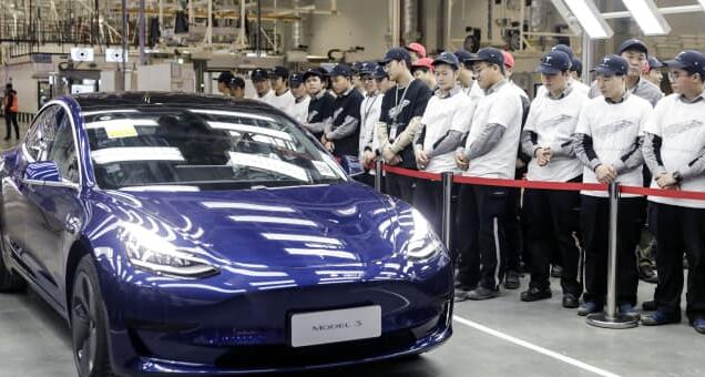 中国电动汽车的竞争对手排队挑战特斯拉在自己的地盘上